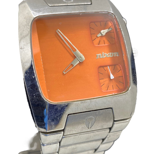 Nixon The Banks "Count It" Men's Analog Watch - Vintage Orange Dial, 40mm