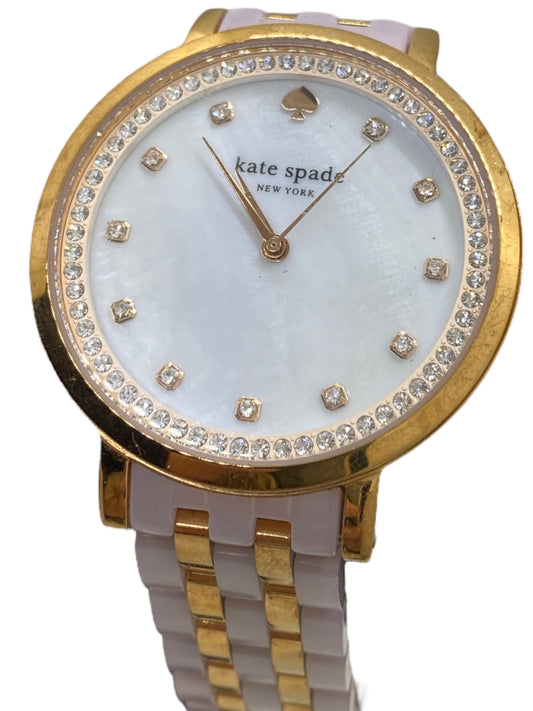 Kate Spade New York Women's Monterey Quartz Watch - Rose Gold Rhinestone