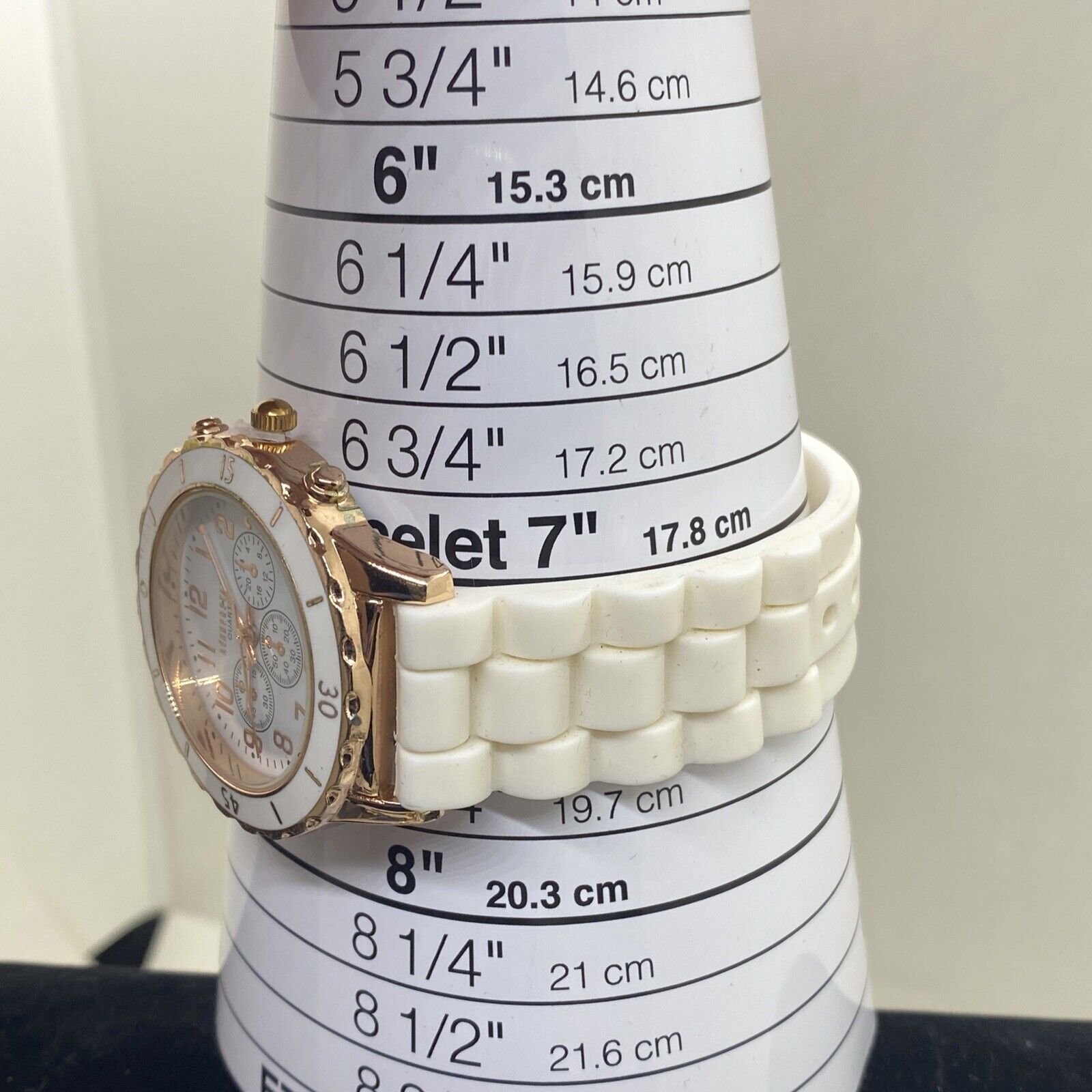 Aeropostale Women's 37mm Rose Gold Tone Case Quartz Analog Watch TTCCCH1-1826AF